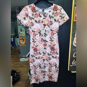 Forever 21 Pink Floral Mini Dress